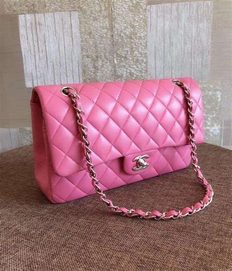 medium chanel flap pink